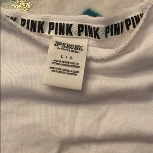 Pink off the shoulder sweater
